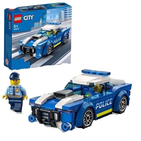 LEGO City 60312 Polizeiauto, Polizei-Spielzeug für Kinder ab 5 Jahren