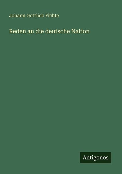 Produktbild: Reden an die deutsche Nation