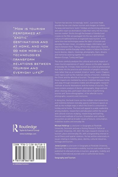 Produktbild: Tourism, Performance and the Everyday