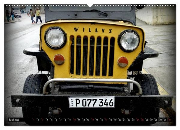 Produktbild: Auto-Legenden: WILLYS (Wandkalender 2026 DIN A2 quer), CALVENDO Monatskalender