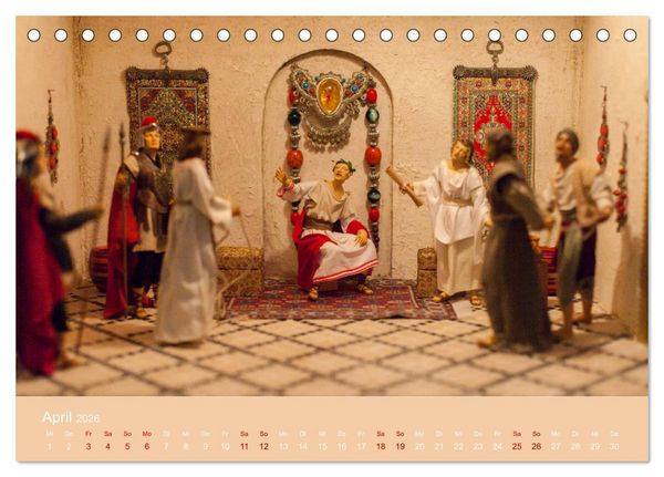 Produktbild: Passionskrippen (Tischkalender 2026 DIN A5 quer), CALVENDO Monatskalender