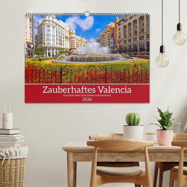 Produktbild: Zauberhaftes Valencia (Wandkalender 2026 DIN A2 quer), CALVENDO Monatskalender