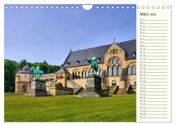 Produktbild: Goslar - Hanse- und Kaiserstadt im Harz (Wandkalender 2026 DIN A4 quer), CALVENDO Monatskalender
