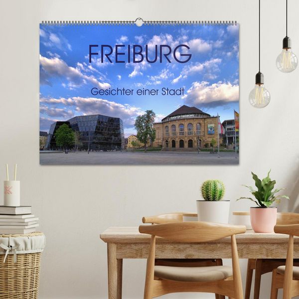 Produktbild: Freiburg - Gesichter einer Stadt (Wandkalender 2026 DIN A2 quer), CALVENDO Monatskalender
