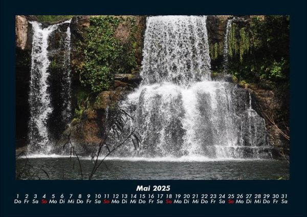 Produktbild: Wasserf&auml;lle 2025 Fotokalender DIN A4