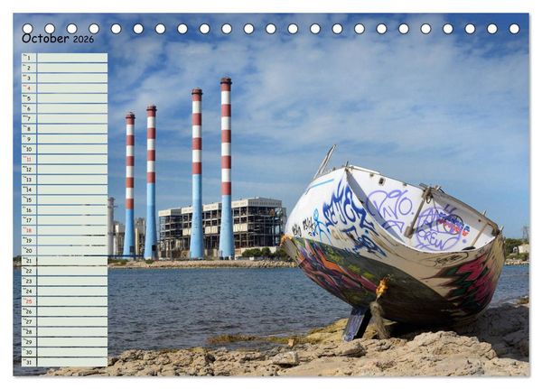 Produktbild: Abandoned Provence (Desk Calendar 2026 DIN A5 landscape), CALVENDO 12 Month DeskCalendar