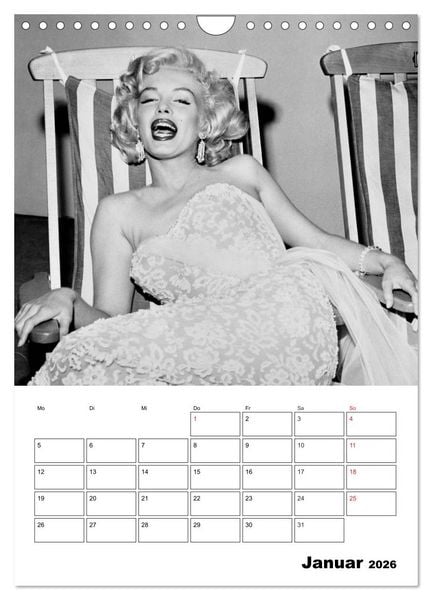 Produktbild: Marilyn Monroe. Weltstar und Sexsymbol (Wandkalender 2026 DIN A4 hoch), CALVENDO Monatskalender