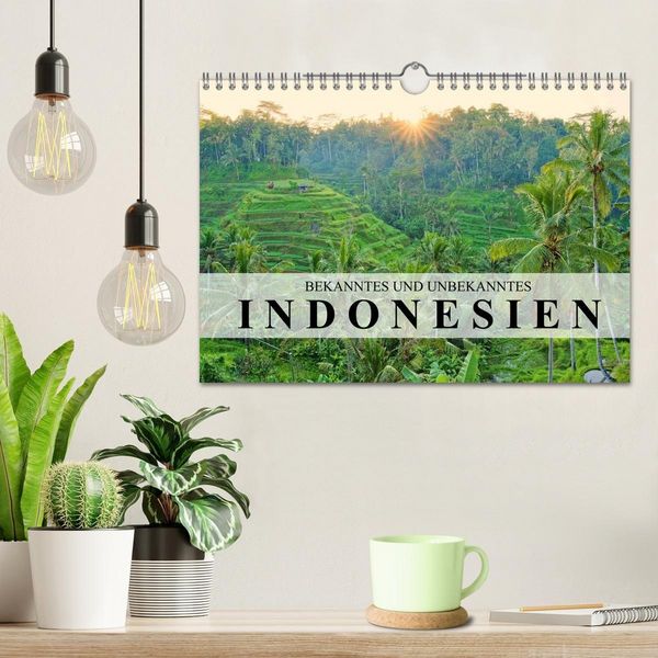 Produktbild: Bekanntes und Unbekanntes Indonesien (Wandkalender 2027 DIN A4 quer), CALVENDO Monatskalender