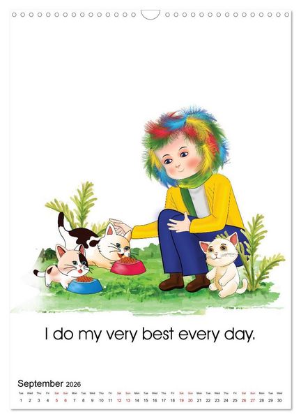 Produktbild: I am loved and valued (Wall Calendar 2026 DIN A3 portrait), CALVENDO 12 Month Wall Calendar