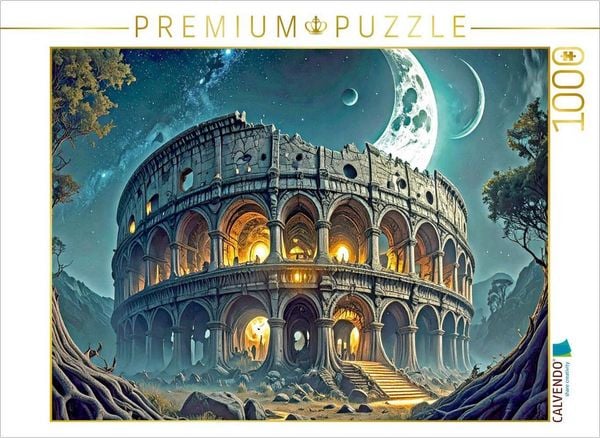 CALVENDO Puzzle Das Amphitheater der Aeon-Auen | 1000 Teile Lege-Größe 64x48cm Foto-Puzzle für glückliche Stunden
