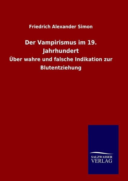 Produktbild: Der Vampirismus im 19. Jahrhundert