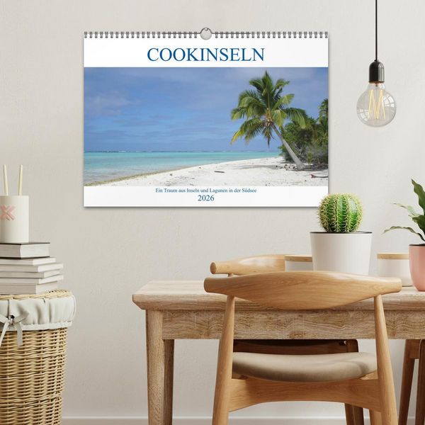 Produktbild: Cookinseln - Ein Traum aus Inseln und Lagunen in der S&uuml;dsee (Wandkalender 2026 DIN A3 quer), CALVENDO Monatskalender