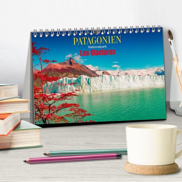 Produktbild: Patagonien, Los Glaciares Nationalpark: Perito Moreno Gletscher (Tischkalender 2026 DIN A5 quer), CALVENDO Monatskalender