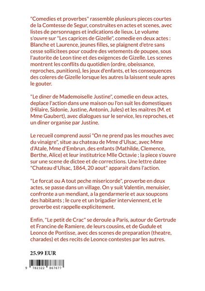Produktbild: Com&eacute;dies et proverbes