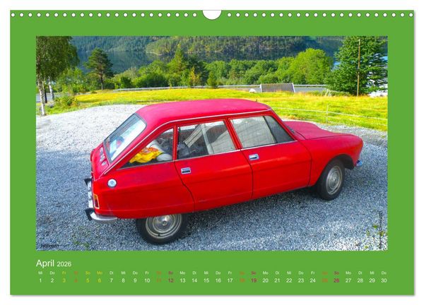 Produktbild: Abenteuer Citroen Ami 8 (Wandkalender 2026 DIN A3 quer), CALVENDO Monatskalender