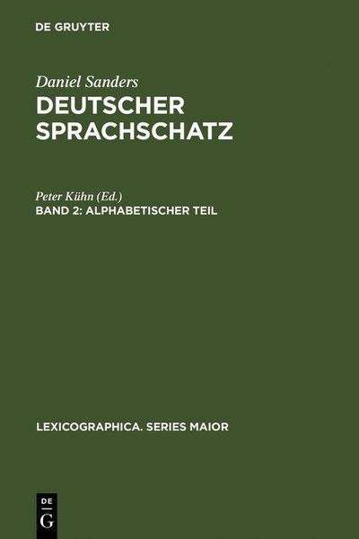 Produktbild: Alphabetischer Teil