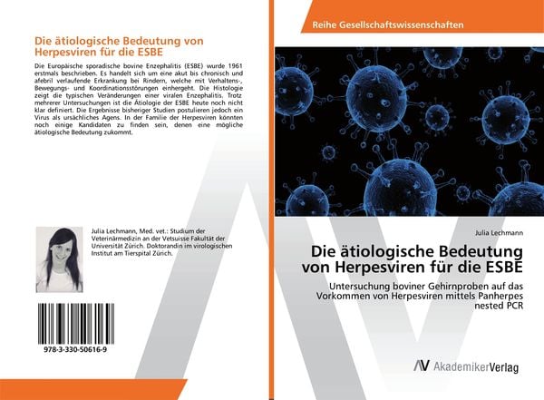 Die ätiologische Bedeutung von Herpesviren für die ESBE, Taschenbuch von Julia Lechmann, AV Akademikerverlag, 9783330506169