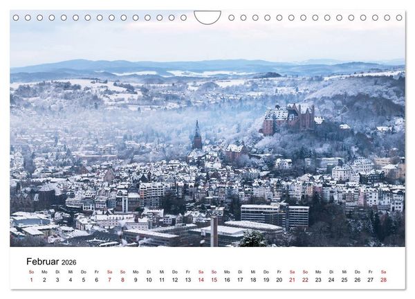 Produktbild: M&auml;rchenhaftes Marburg (Wandkalender 2026 DIN A4 quer), CALVENDO Monatskalender