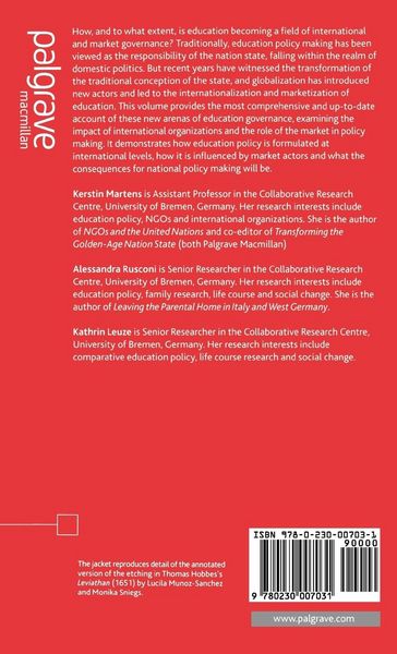 Produktbild: New Arenas of Education Governance