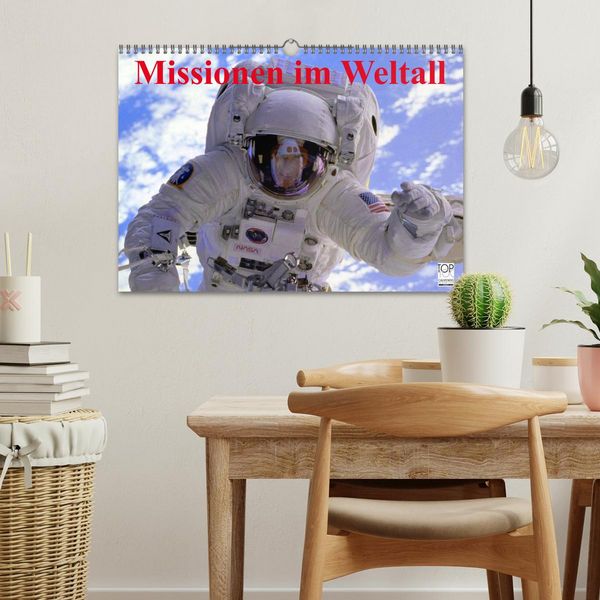 Produktbild: Missionen im Weltall (Wandkalender 2026 DIN A3 quer), CALVENDO Monatskalender