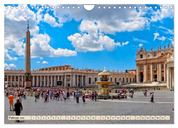 Produktbild: Reise durch Italien Vatikan (Wandkalender 2026 DIN A4 quer), CALVENDO Monatskalender