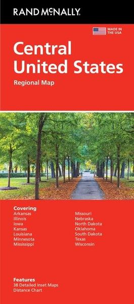 Produktbild: Rand McNally Easy to Read: Central United States Folded Map