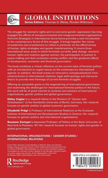Produktbild: Feminist Strategies in International Governance