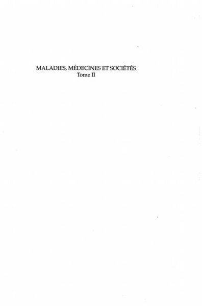 Produktbild: Maladies, medecines et societes
