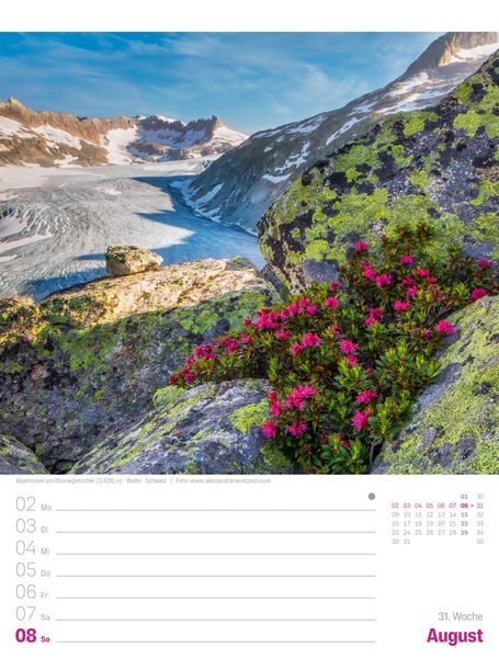 Produktbild: Planet Erde Wochenplaner Kalender 2027 | Landschaften der Welt