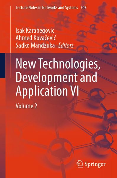 Produktbild: New Technologies, Development and Application VI