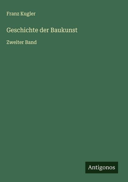 Produktbild: Geschichte der Baukunst