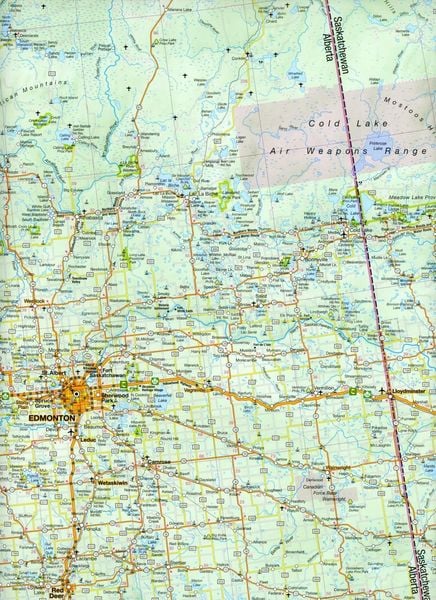 Produktbild: Kanada West 1 : 1 500 000. Hildebrand's Urlaubskarte