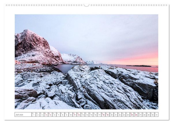 Produktbild: Geheimnisvolle Lofoten (hochwertiger Premium Wandkalender 2026 DIN A2 quer), Kunstdruck in Hochglanz