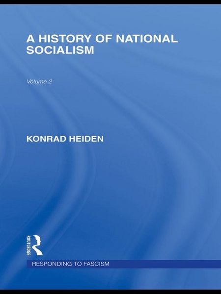 Produktbild: A History of National Socialism (RLE Responding to Fascism)