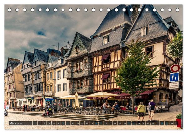 Produktbild: Bretagne zum Verlieben (Tischkalender 2026 DIN A5 quer), CALVENDO Monatskalender