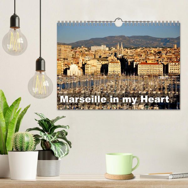 Produktbild: Marseille in my Heart (Wall Calendar 2026 DIN A4 landscape), CALVENDO 12 Month Wall Calendar