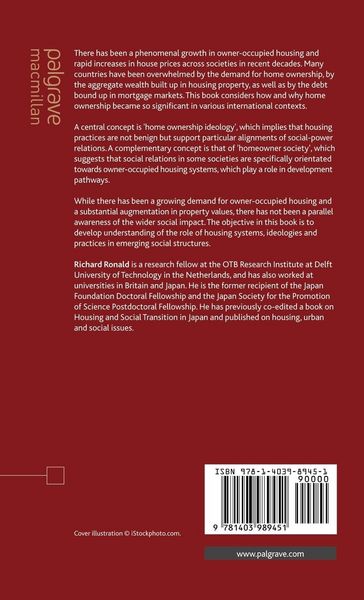 Produktbild: The Ideology of Home Ownership