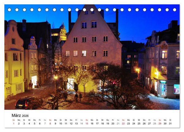 Produktbild: Augsburg &ndash; Die Highlights der schw&auml;bischen Metropole (Tischkalender 2026 DIN A5 quer), CALVENDO Monatskalender