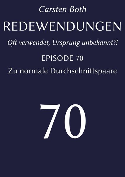 Produktbild: Redewendungen: Zu normale Durchschnittspaare