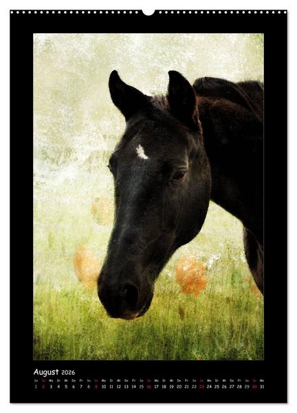 Produktbild: Art Horse 2026 (Wandkalender 2026 DIN A2 hoch), CALVENDO Monatskalender