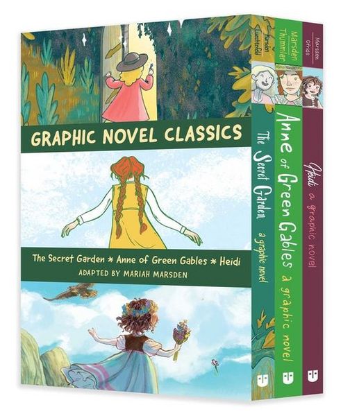 Produktbild: Graphic Novel Classics: The Secret Garden, Anne of Green Gables, and Heidi