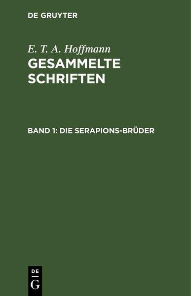 Produktbild: Die Serapions-Br&uuml;der