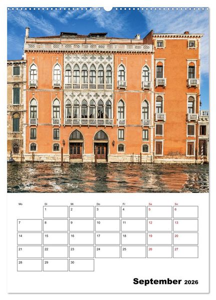 Produktbild: Venedig Kulisse der Serenissima - Terminplaner (Wandkalender 2026 DIN A2 hoch), CALVENDO Monatskalender