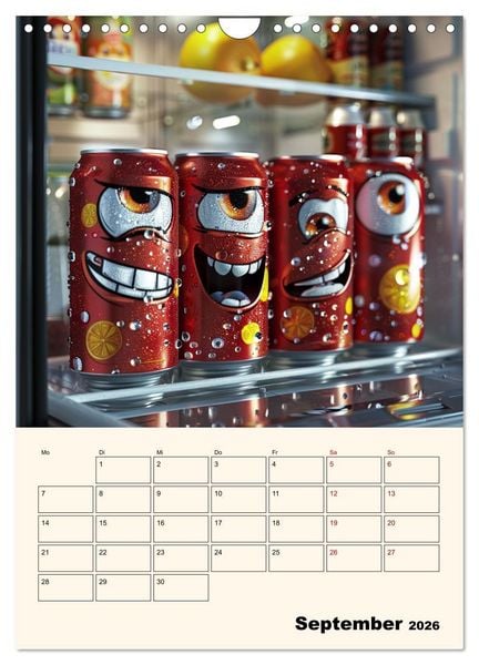 Produktbild: Nachts im K&uuml;hlschrank (Wandkalender 2026 DIN A4 hoch), CALVENDO Monatskalender