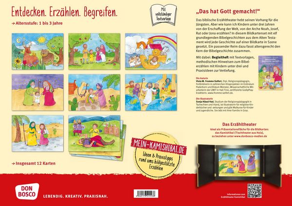 Produktbild: Meine ersten Geschichten von Gott. Die U3-Bibel im Kamishibai. Kamishibai Bildkartenset.