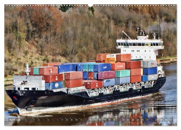 Produktbild: Transportschiffe Giganten der Meere (Wandkalender 2026 DIN A2 quer), CALVENDO Monatskalender