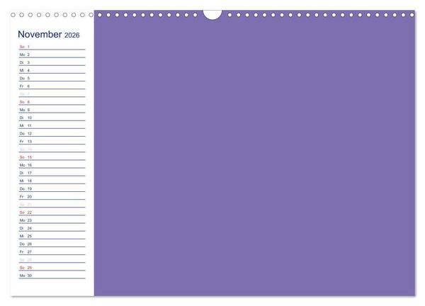 Produktbild: Farbiger Bastelkalender (Wandkalender 2026 DIN A3 quer), CALVENDO Monatskalender
