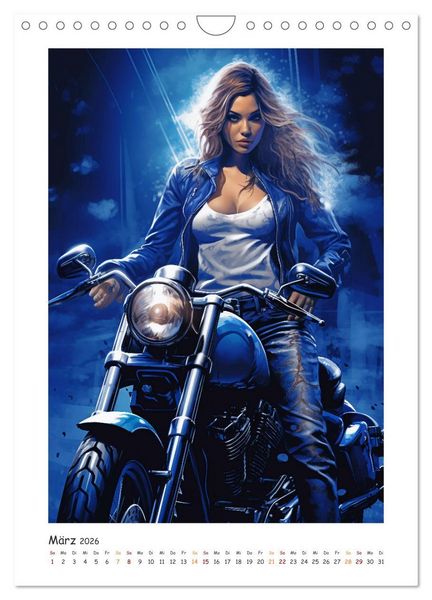Produktbild: Coole Ladys (Wandkalender 2026 DIN A4 hoch), CALVENDO Monatskalender