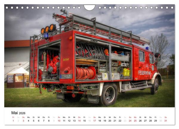 Produktbild: Feuerwehr im Bernburger Land (Wandkalender 2026 DIN A4 quer), CALVENDO Monatskalender