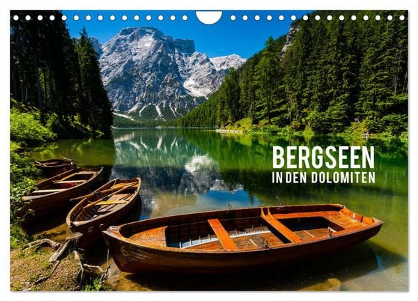 Produktbild: Bergseen in den Dolomiten (Wandkalender 2026 DIN A4 quer), CALVENDO Monatskalender